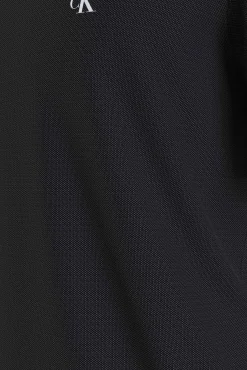 Calvin Klein Polo Manga Corta Negro New