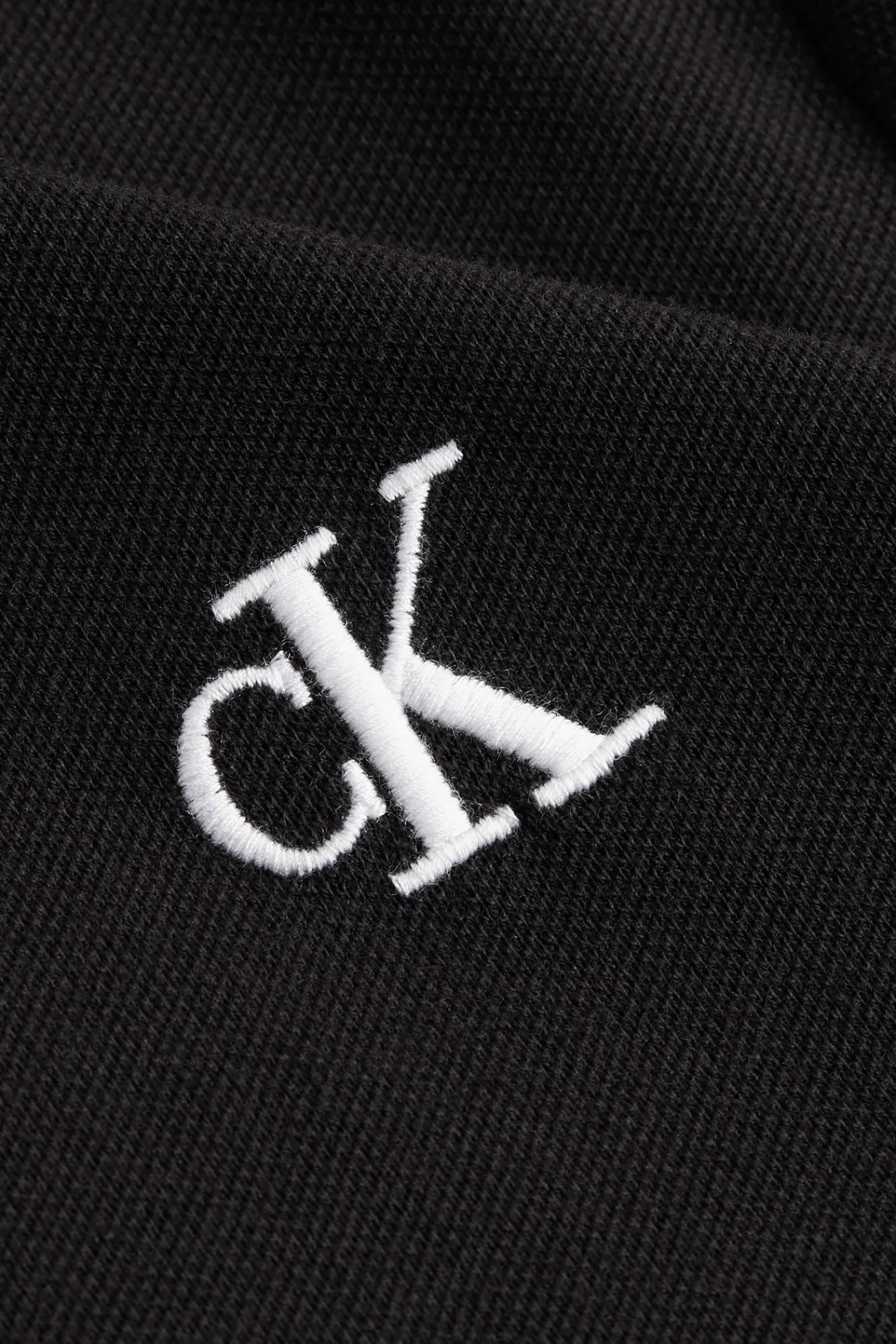 Calvin Klein Polo Manga Corta Negro New