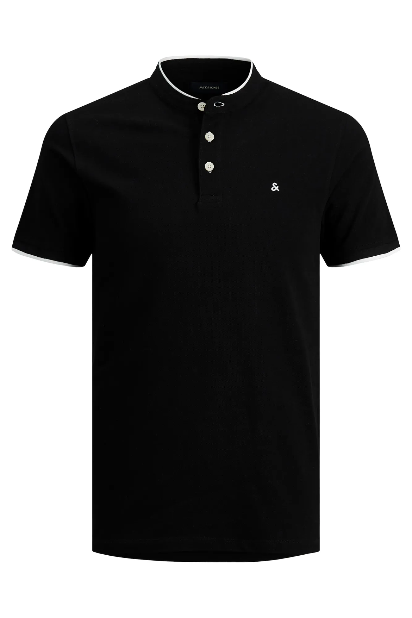 Jack & Jones Polo Manga Corta Negro Outlet