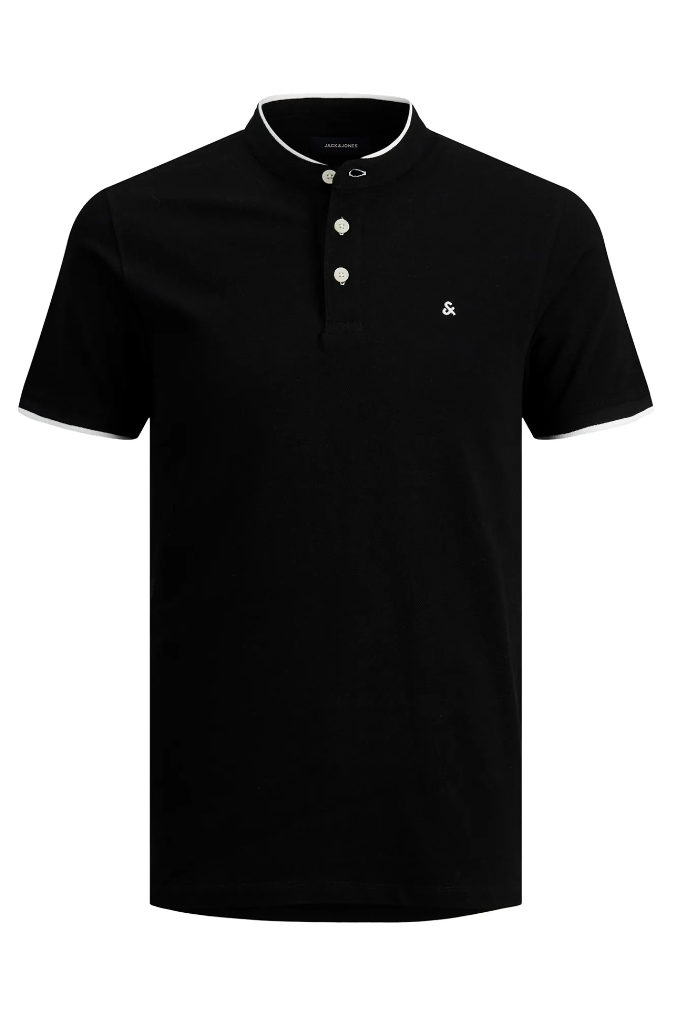 Jack & Jones Polo Manga Corta Negro Outlet