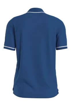 Calvin Klein Polo Manga Corta Azul Oscuro Online