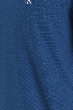 Calvin Klein Polo Manga Corta Azul Oscuro Online