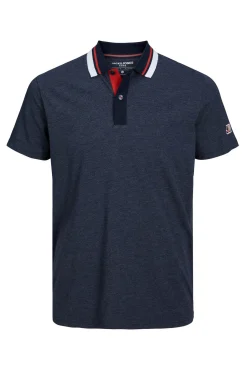 Jack & Jones Polo Manga Corta Navy Outlet