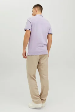Jack & Jones Polo Manga Corta Morado Sale