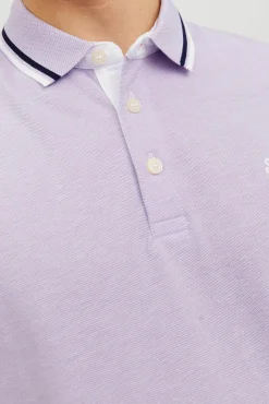 Jack & Jones Polo Manga Corta Morado Sale