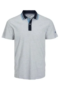 Jack & Jones Polo Manga Corta Gris Claro Sale