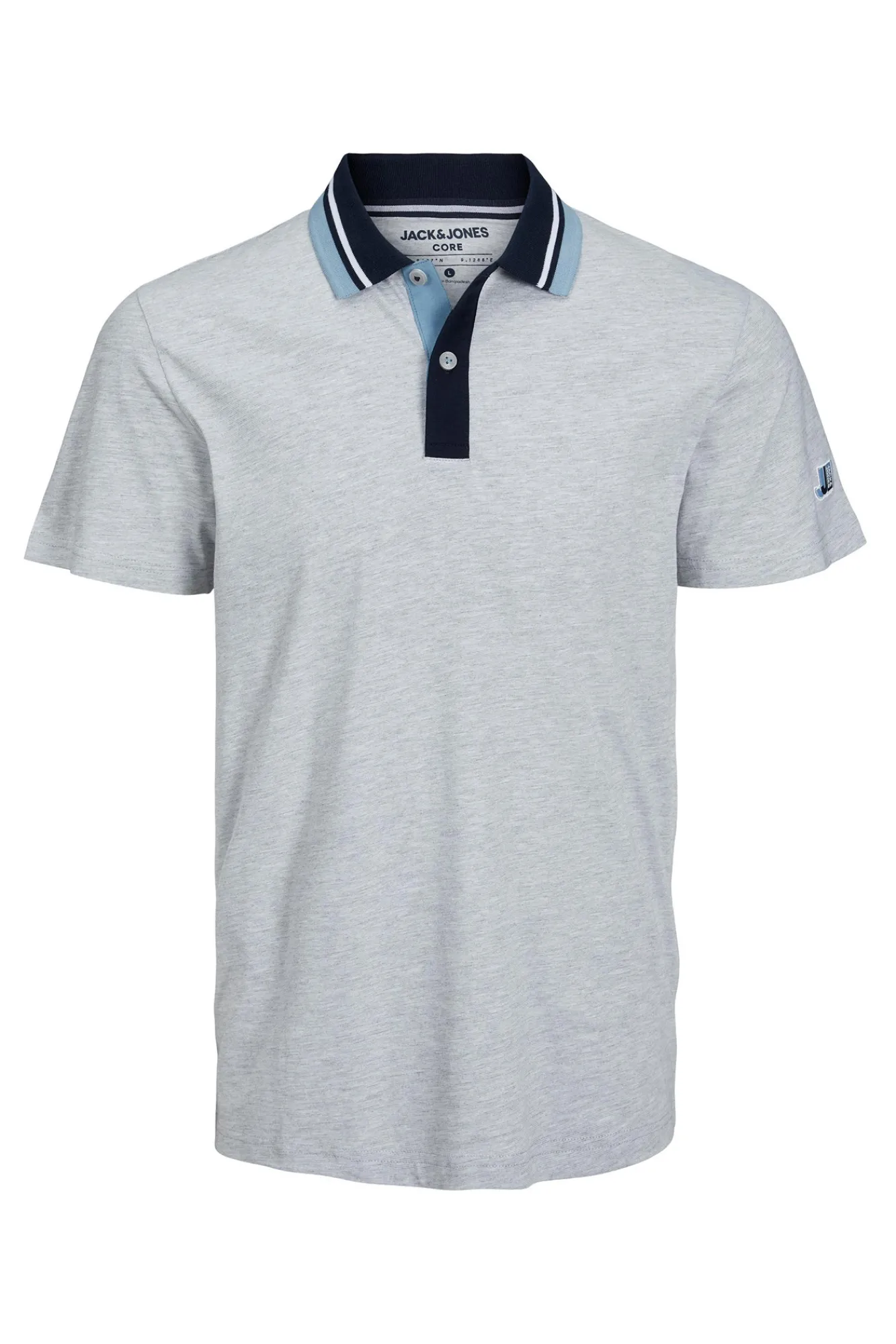 Jack & Jones Polo Manga Corta Gris Claro Sale
