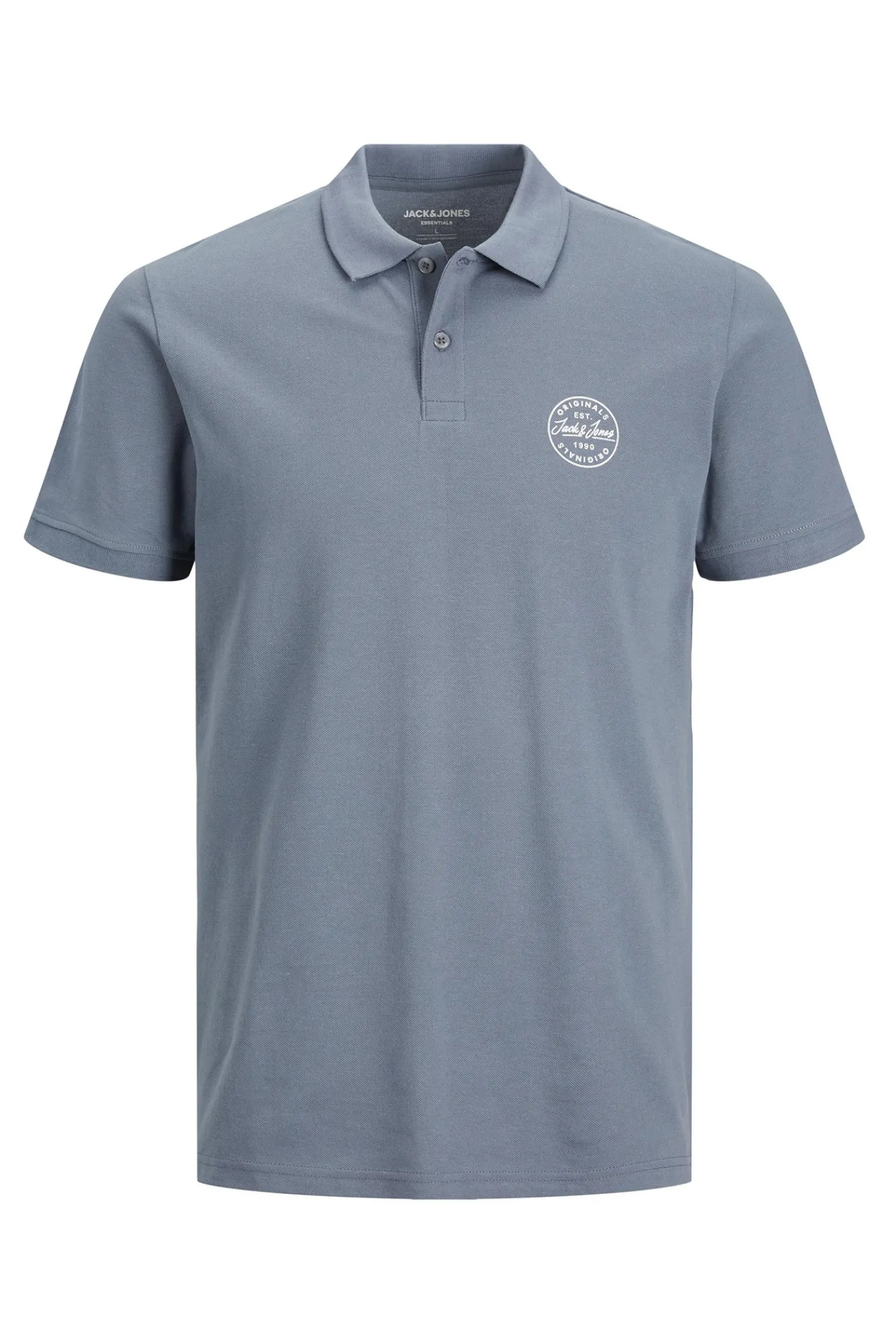 Jack & Jones Polo Manga Corta Azul Medio Clearance