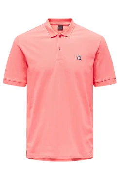 Only & Sons Polo Manga Corta Naranja Clearance