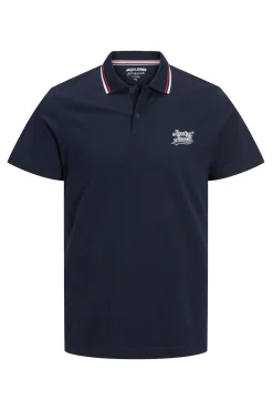 Jack & Jones Polo Manga Corta Azul Outlet