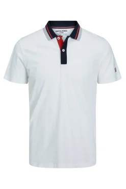 Jack & Jones Polo Manga Corta Blanco Outlet