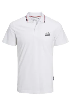 Jack & Jones Polo Manga Corta Blanco Hot