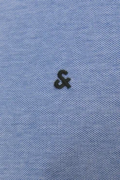 Jack & Jones Polo Manga Corta Azul Outlet