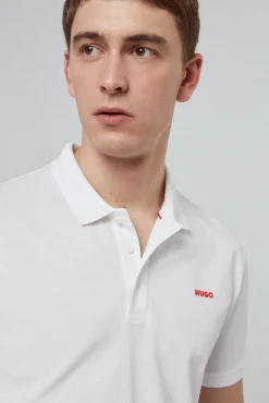 HUGO Polo Manga Corta Blanco Sale