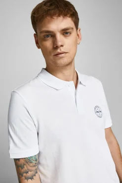 Jack & Jones Polo Manga Corta Blanco Best