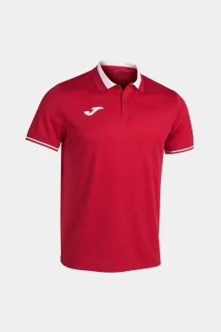 Joma Polo Manga Corta Championship Vi Blanco Rojo Discount