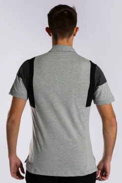 Joma Polo Manga Corta Confort Gris Melange Gris Claro