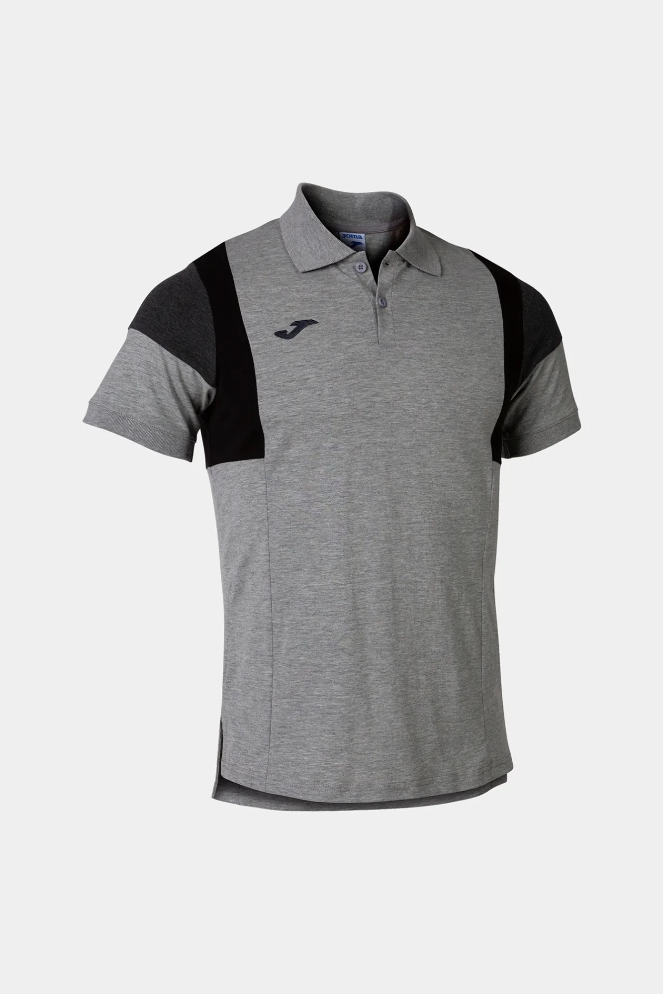 Joma Polo Manga Corta Confort Gris Melange Gris Claro