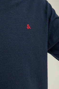 Jack & Jones Polo Manga Larga Navy Hot