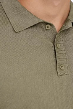 Only & Sons Polo Manga Larga Marron Medio Sale