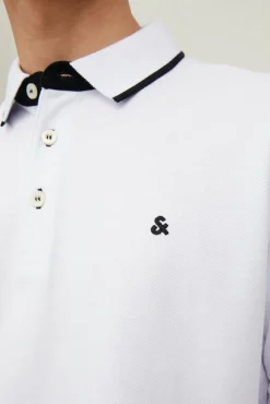 Jack & Jones Polo Manga Larga Blanco Outlet