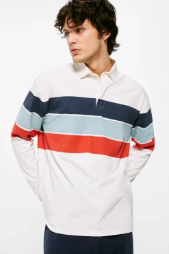 * Polo Manga Larga Rugby Raya Marfil Online