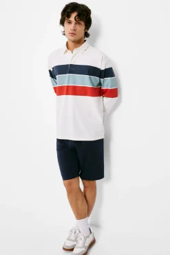 * Polo Manga Larga Rugby Raya Marfil Online