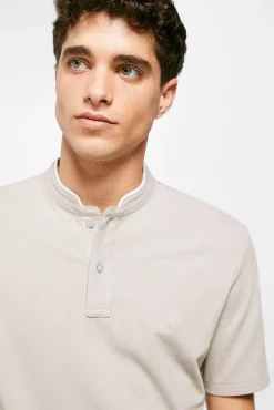 * Polo Mao Oxford Gris Medio New