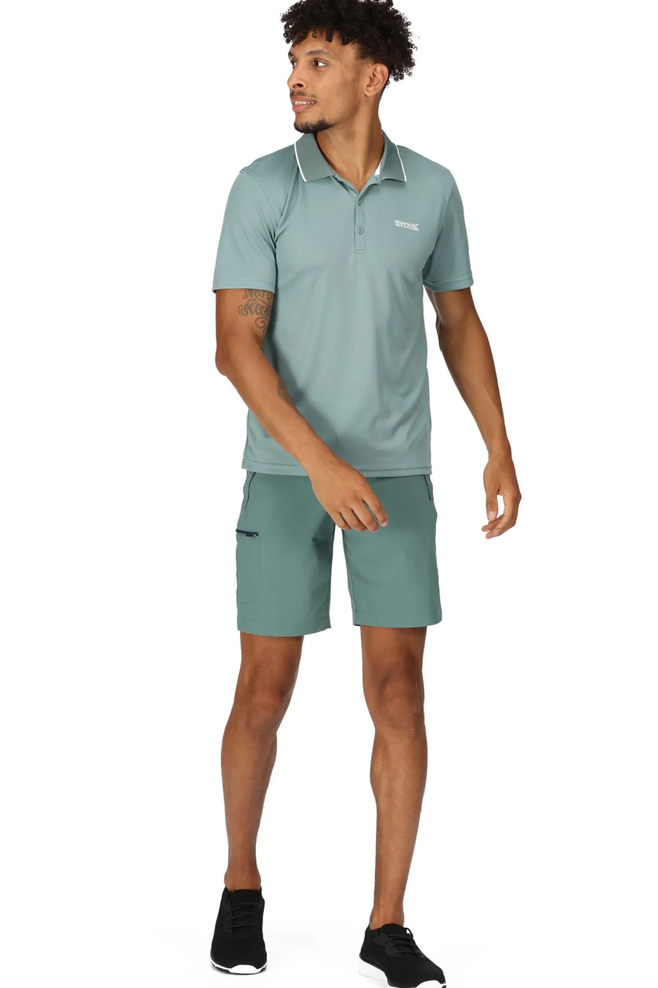 Regatta Polo Maverik V Verde Hot