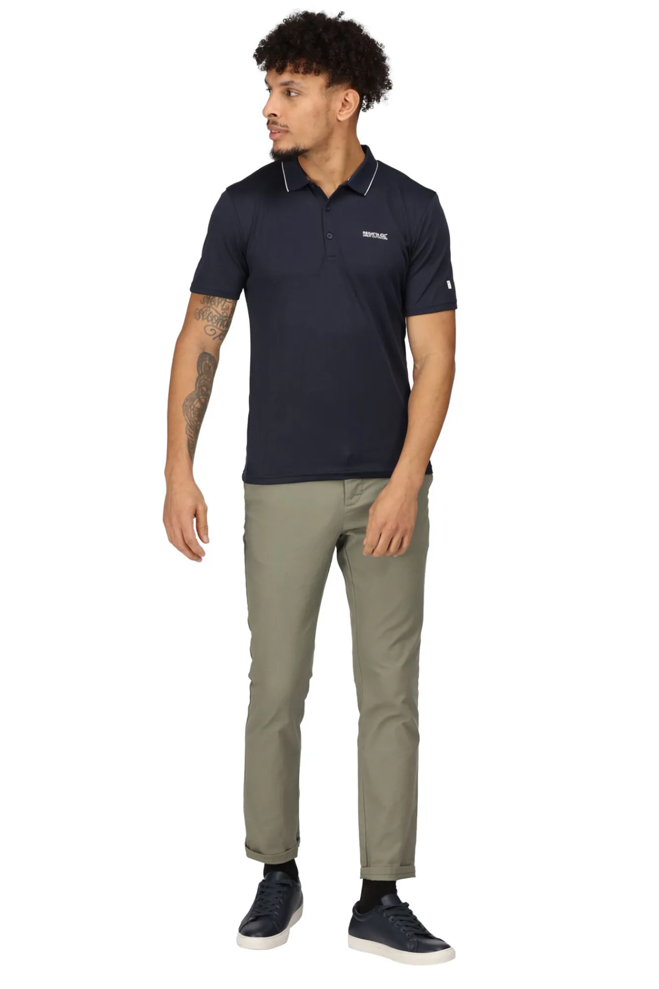 Regatta Polo Maverik V Navy Discount