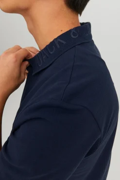 Jack & Jones Polo Monocolor Navy Discount