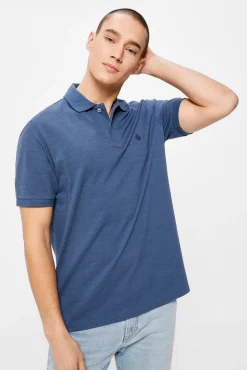 * Polo Overdye Azul Medio Hot