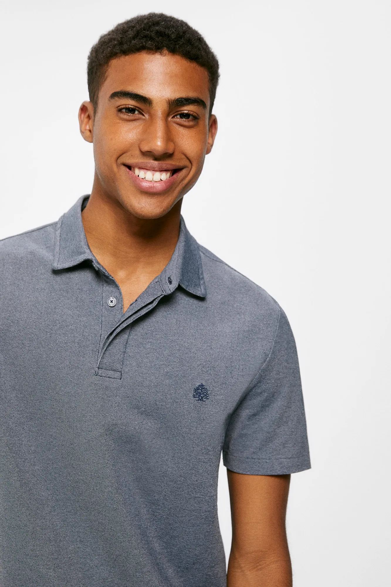 * Polo Oxford Azul Oscuro Outlet