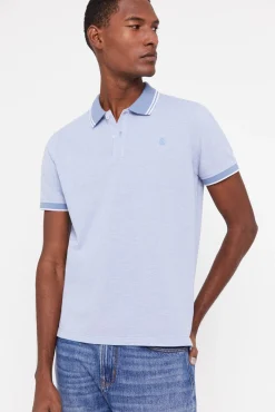 Cortefiel Polo Oxford Tip Azul Online