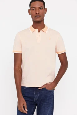 Cortefiel Polo Oxford Tip Naranja Discount