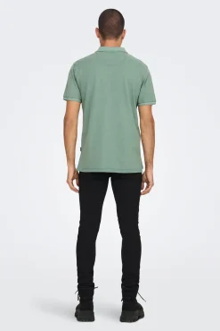 Only & Sons Polo Pique Verde Online