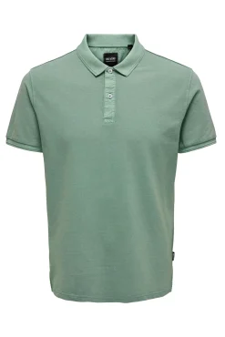 Only & Sons Polo Pique Verde Online