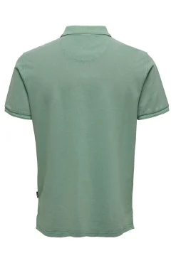 Only & Sons Polo Pique Verde Online