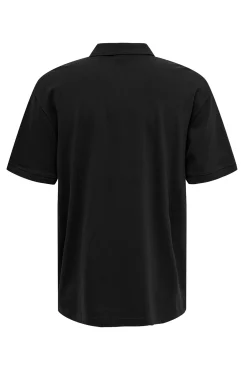 Only & Sons Polo Pique Negro Sale