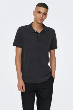 Only & Sons Polo Pique Navy Outlet