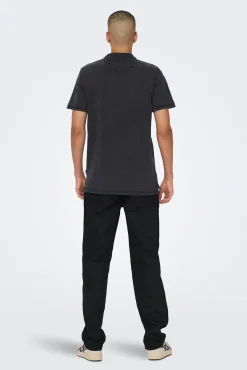 Only & Sons Polo Pique Navy Outlet