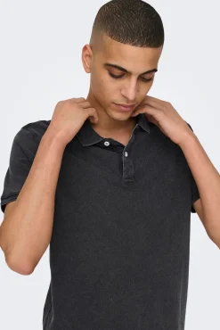 Only & Sons Polo Pique Navy Outlet