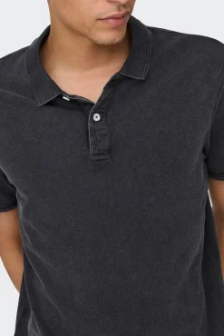 Only & Sons Polo Pique Navy Outlet