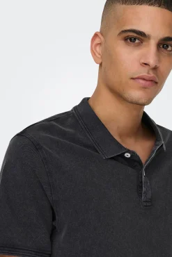 Only & Sons Polo Pique Navy Outlet