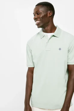 * Polo Pique Basico Verde Clearance