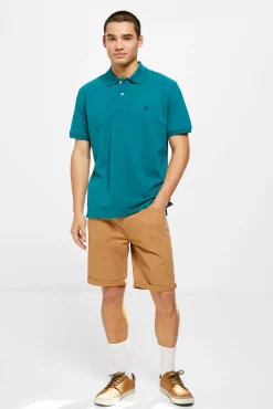 * Polo Pique Basico Turquesa Discount