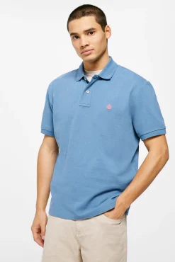 * Polo Pique Basico Azul Medio New