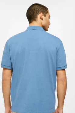 * Polo Pique Basico Azul Medio New