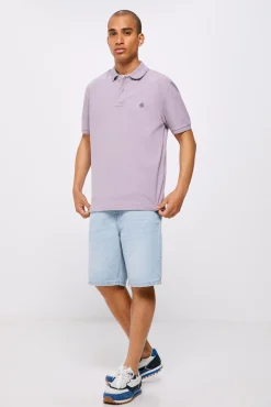 * Polo Pique Basico Morado Sale