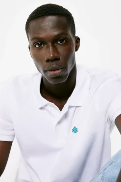 * Polo Pique Basico Blanco Sale